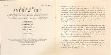 Andrew Hill : Passing Ships (CD, Album, Ltd)