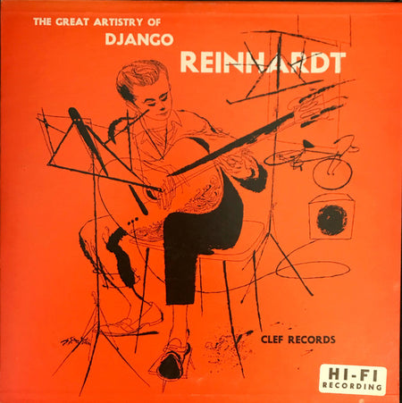 Django Reinhardt : The Great Artistry Of Django Reinhardt (10", Album, Mono)