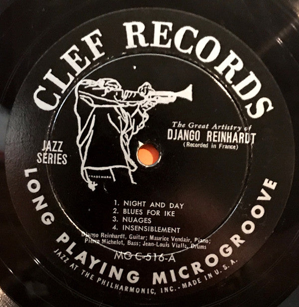 Django Reinhardt : The Great Artistry Of Django Reinhardt (10", Album, Mono)