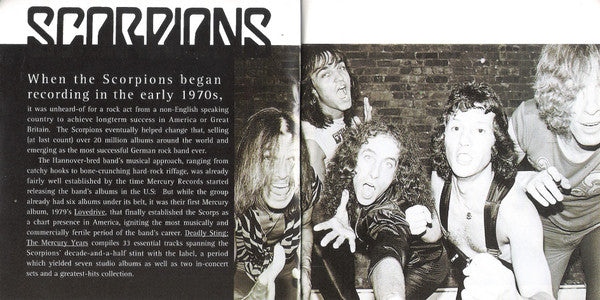 Scorpions : Deadly Sting: The Mercury Years (2xCD, Comp)