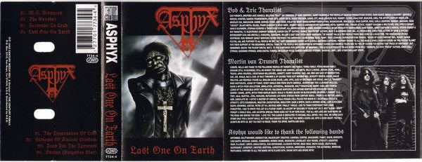 Asphyx (2) : Last One On Earth (Cass, Album)