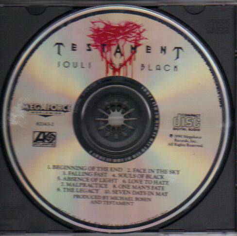 Testament (2) : Souls Of Black (CD, Album)