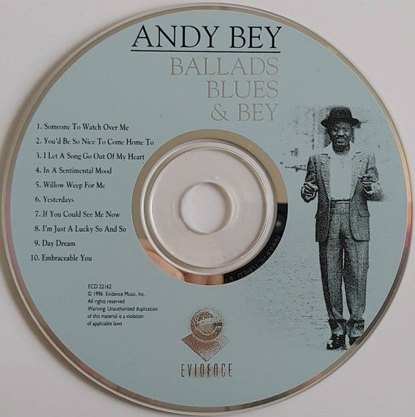 Andy Bey : Ballads, Blues & Bey  (CD, Album)