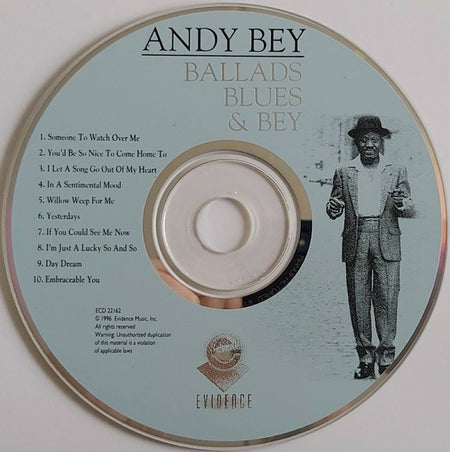 Andy Bey : Ballads, Blues & Bey  (CD, Album)