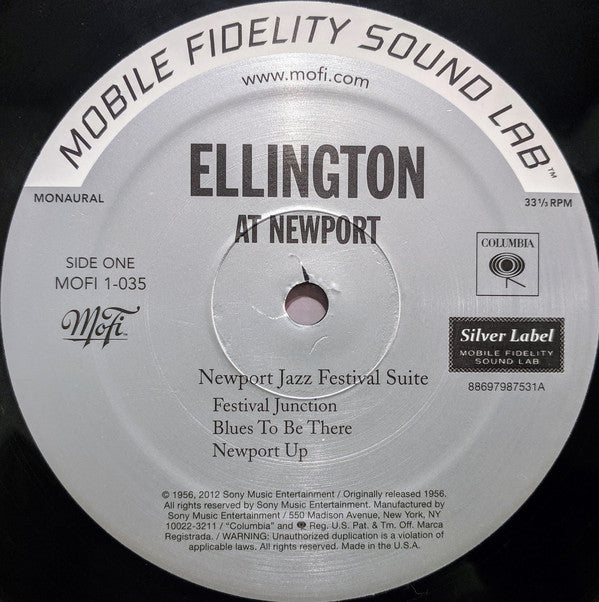 Duke Ellington And His Orchestra : Ellington At Newport (LP, Album, Mono, Ltd, Num, RE, RM)