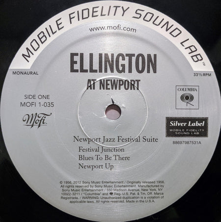 Duke Ellington And His Orchestra : Ellington At Newport (LP, Album, Mono, Ltd, Num, RE, RM)