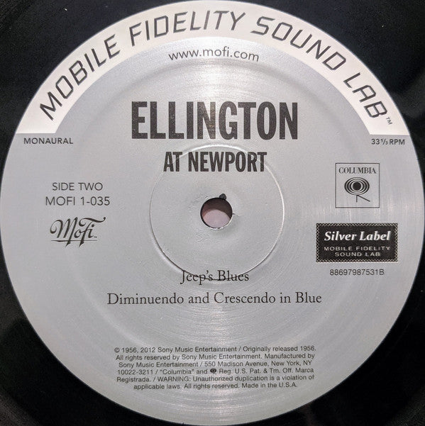 Duke Ellington And His Orchestra : Ellington At Newport (LP, Album, Mono, Ltd, Num, RE, RM)