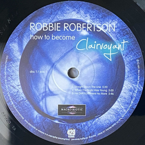 Robbie Robertson : How To Become Clairvoyant (2xLP, Album, Gat)