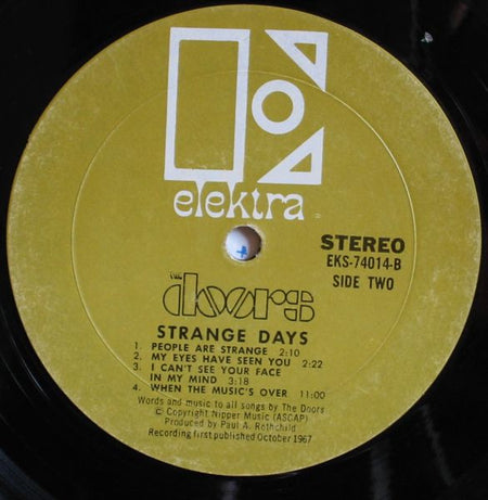 The Doors : Strange Days (LP, Album, Mon)