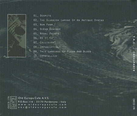 Tomografia Assiale Computerizzata : Chaosphere (CD, Album)