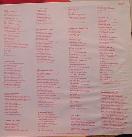 The Doors : Greatest Hits (LP, Comp, SP)