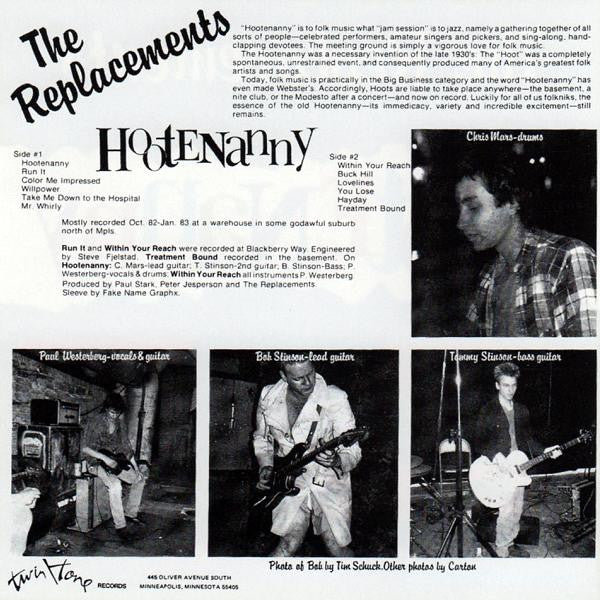 The Replacements : Hootenanny (CD, Album, RE, RM)