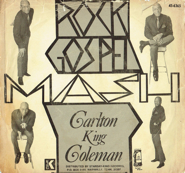 King Coleman : Rock Gospel Mash (7", Single)