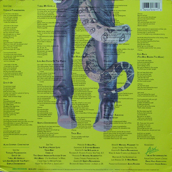 Alice Cooper (2) : Constrictor (LP, Album)