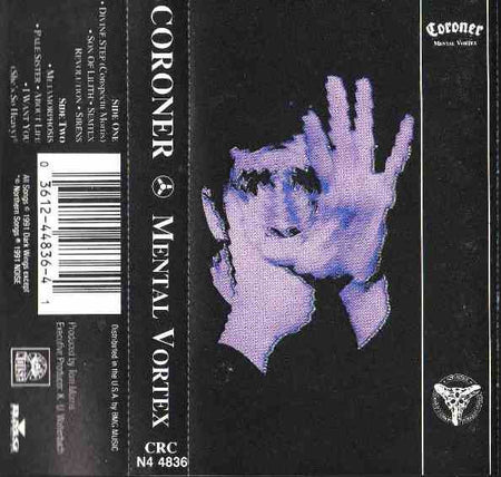 Coroner :  Mental Vortex (Cass, Album)