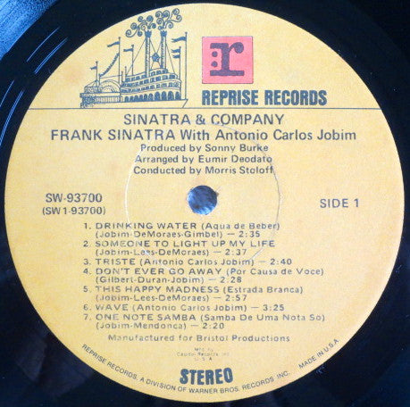 Frank Sinatra : Sinatra & Company (LP, Album, Club, RE, Cap)