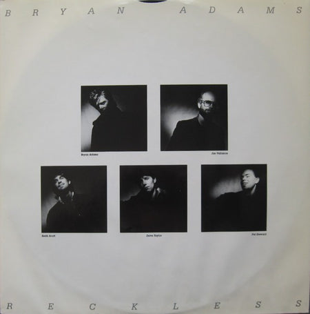 Bryan Adams : Reckless (LP, Album, Ele)