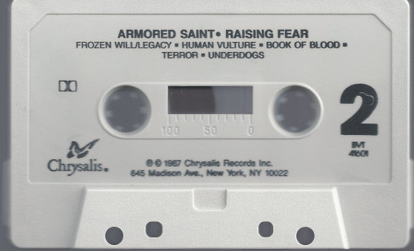 Armored Saint : Raising Fear (Cass, Album)