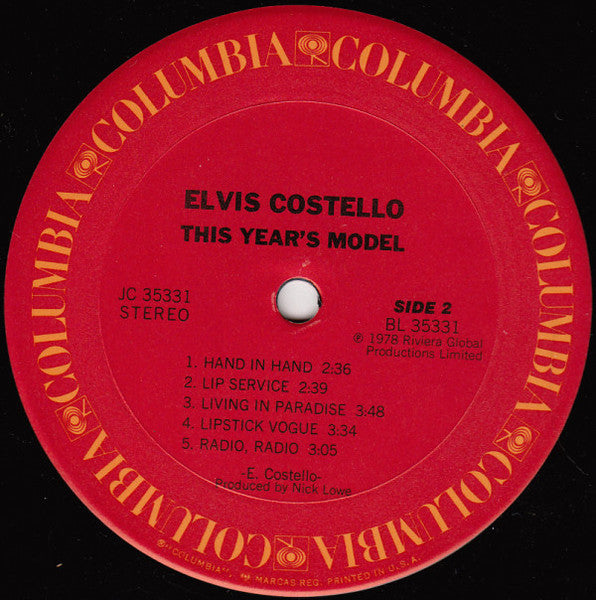 Elvis Costello : This Year's Model (LP, Album, San)