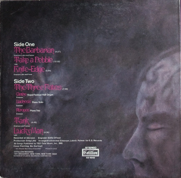 Emerson Lake & Palmer* : Emerson, Lake & Palmer (LP, Album, RI )