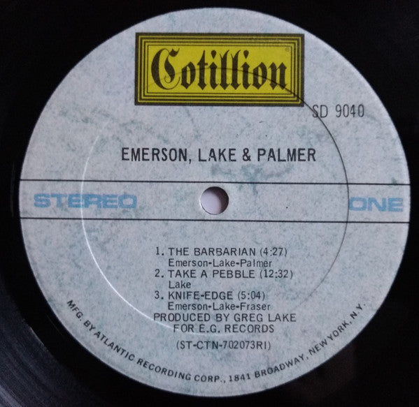 Emerson Lake & Palmer* : Emerson, Lake & Palmer (LP, Album, RI )