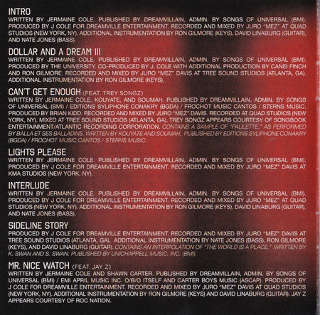 J. Cole : Cole World: The Sideline Story (CD, Album)