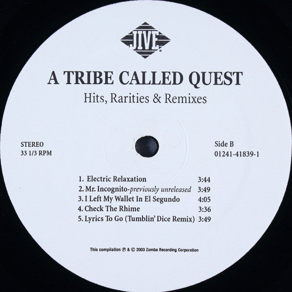 A Tribe Called Quest : Hits, Rarities & Remixes (2xLP, Comp)