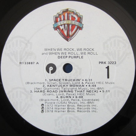 Deep Purple : When We Rock, We Rock And When We Roll, We Roll (LP, Comp, Club)