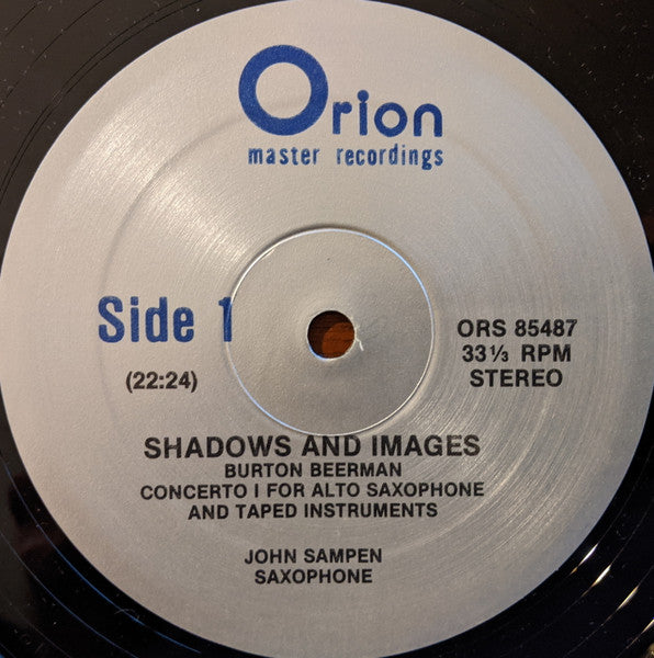 Burton Beerman / Marilyn Shrude - John Sampen : Shadows And Images (LP)