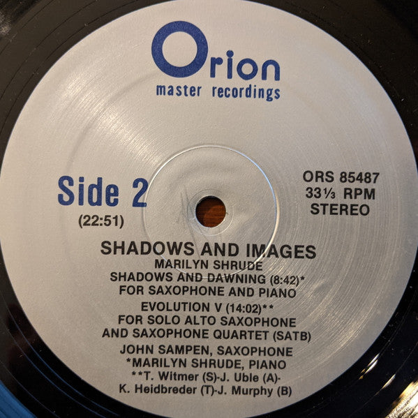 Burton Beerman / Marilyn Shrude - John Sampen : Shadows And Images (LP)