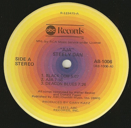 Steely Dan : Aja (LP, Album, Club, RCA)