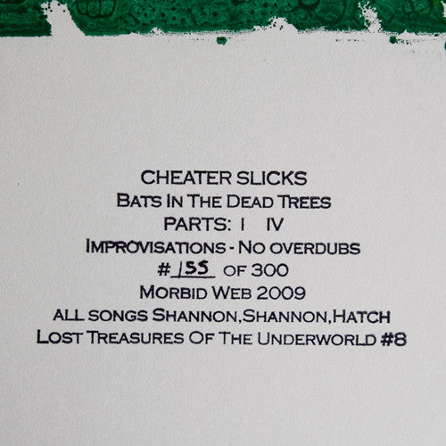 Cheater Slicks : Bats In The Dead Trees (LP, Num)