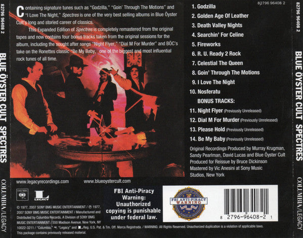 Blue Öyster Cult : Spectres (CD, Album, RE, RM)