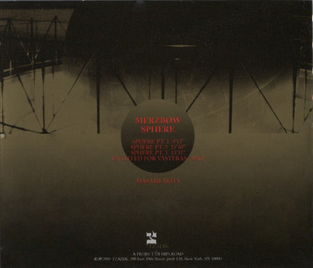 Merzbow : Sphere (CD, Album)