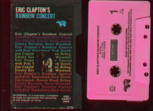Eric Clapton : Eric Clapton's Rainbow Concert (Cass, Album)