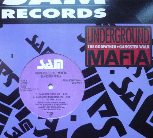 Underground Mafia : The Godfather (12", Promo)