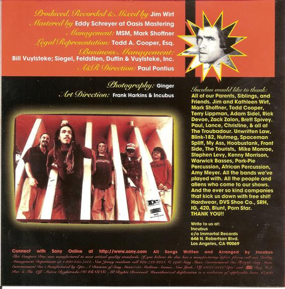 Incubus (2) : Enjoy Incubus (CD, EP)