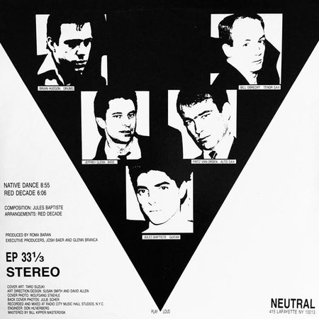 Jules Baptiste / Red Decade : Native Dance (12", EP)