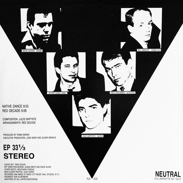 Jules Baptiste / Red Decade : Native Dance (12", EP)