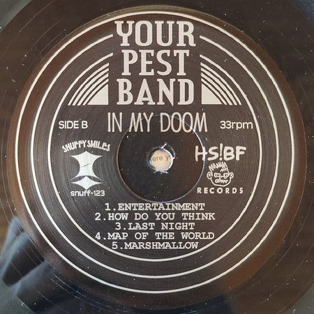 Your Pest Band : In My Doom (10", Album)