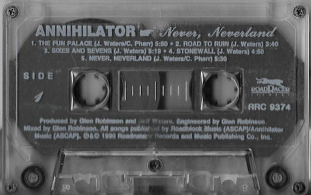 Annihilator (2) : Never, Neverland (Cass, Album, Cle)