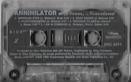 Annihilator (2) : Never, Neverland (Cass, Album, Cle)
