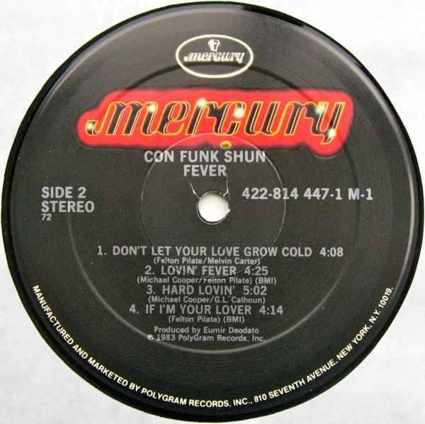 Con Funk Shun : Fever (LP, Album, 72)