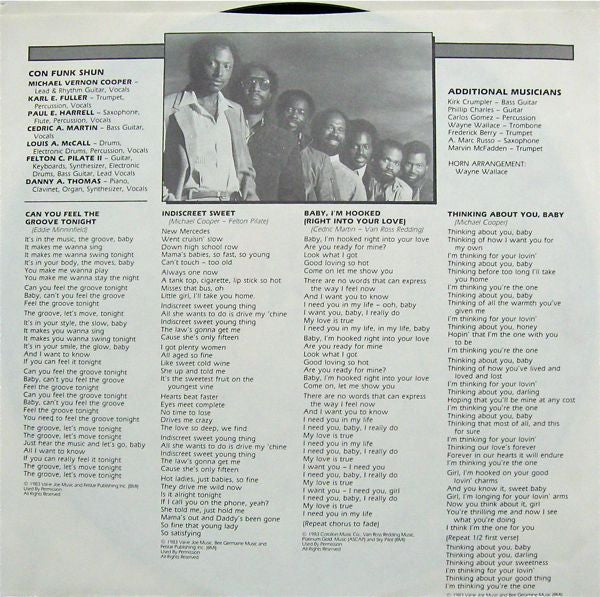 Con Funk Shun : Fever (LP, Album, 72)