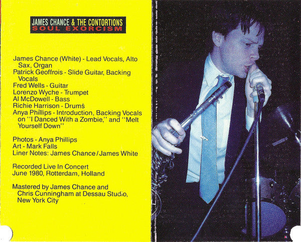 James Chance & The Contortions : Soul Exorcism (Cass, Album)