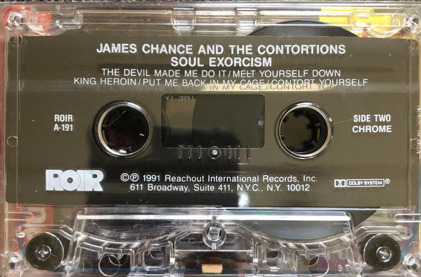 James Chance & The Contortions : Soul Exorcism (Cass, Album)