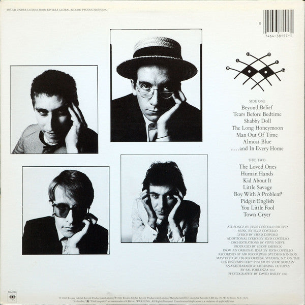 Elvis Costello & The Attractions : Imperial Bedroom (LP, Album, Ter)