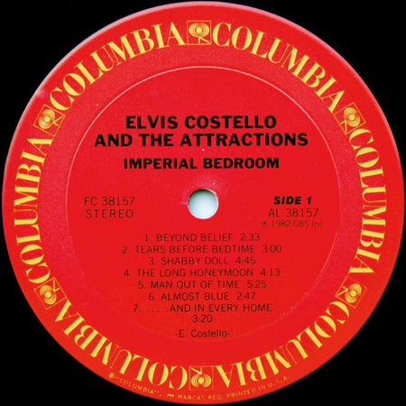 Elvis Costello & The Attractions : Imperial Bedroom (LP, Album, Ter)