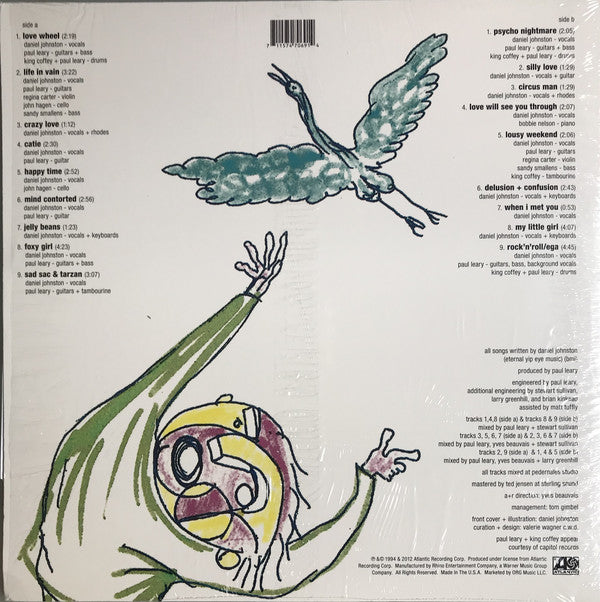 Daniel Johnston : Fun (LP, Album, RSD, Ltd, RE)