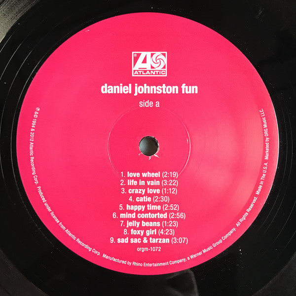 Daniel Johnston : Fun (LP, Album, RSD, Ltd, RE)